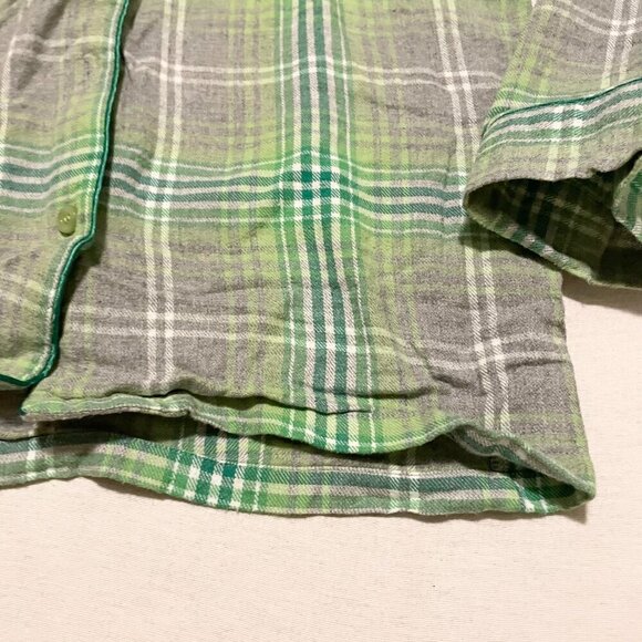 La Senza Candy Plaid Pajama Button Up Top Womens Size Small - Picture 6 of 16